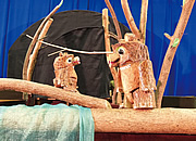 人形劇団クラルテの上演風景